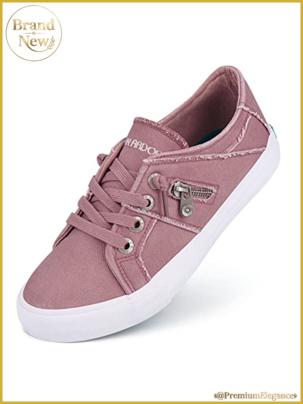 Women Canvas Slip On Low Top Sneakers Lace Up Walking Running Shoes